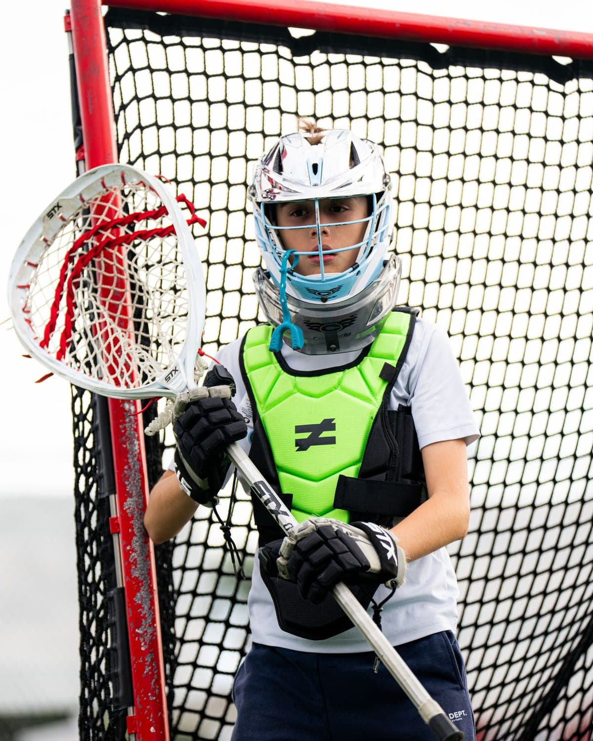 Crease Coach trainer coaching goalies during a session